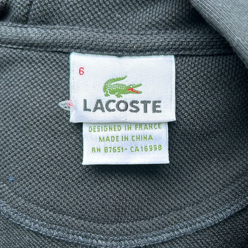 Lacoste Hoodie Size 6 View 5